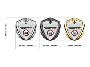 Toyota Metal Emblema Insignia Atlético Aspecto Óptimo
